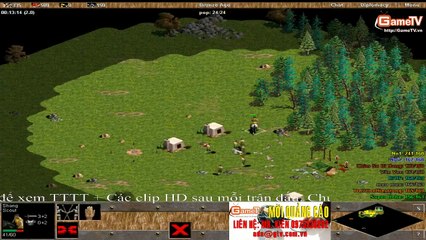 AOE GAMETV + GUNNY vs SKYREB + MEO MEO Ngày 13 1 2014 C1T1