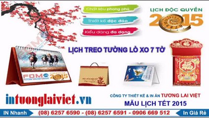 Bảng giá in lịch tết 2016