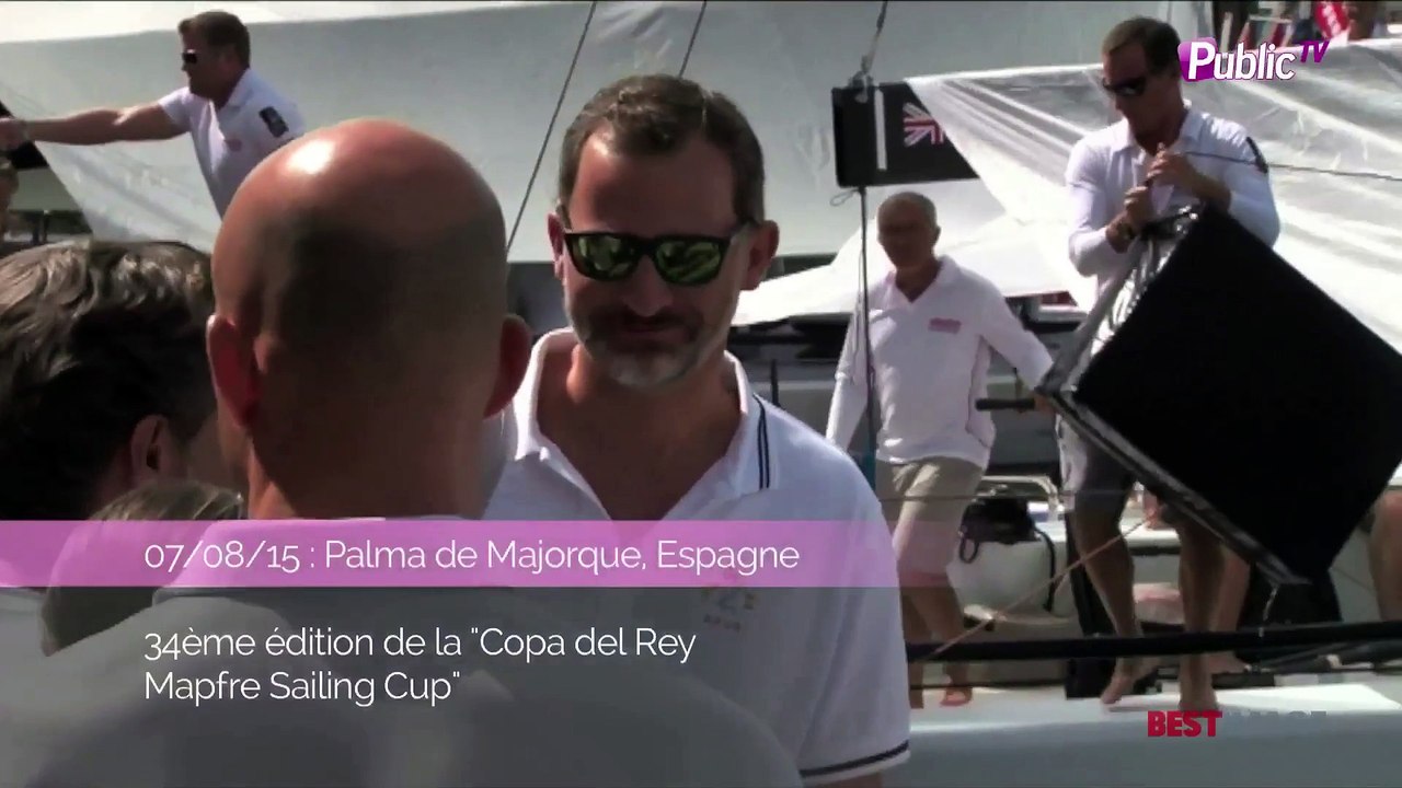 Exclu Vidéo : Felipe d'Espagne : vacances royales et sportives à la Copa del Rey !