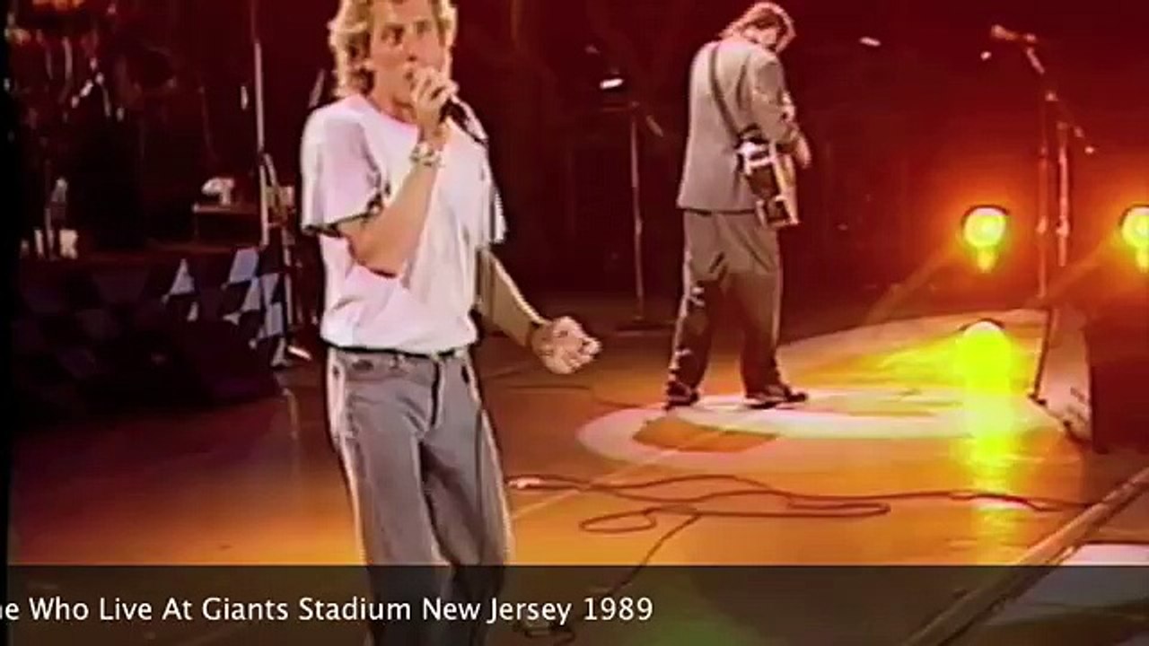 The Who Pinball Wizard Live 1989 video Dailymotion