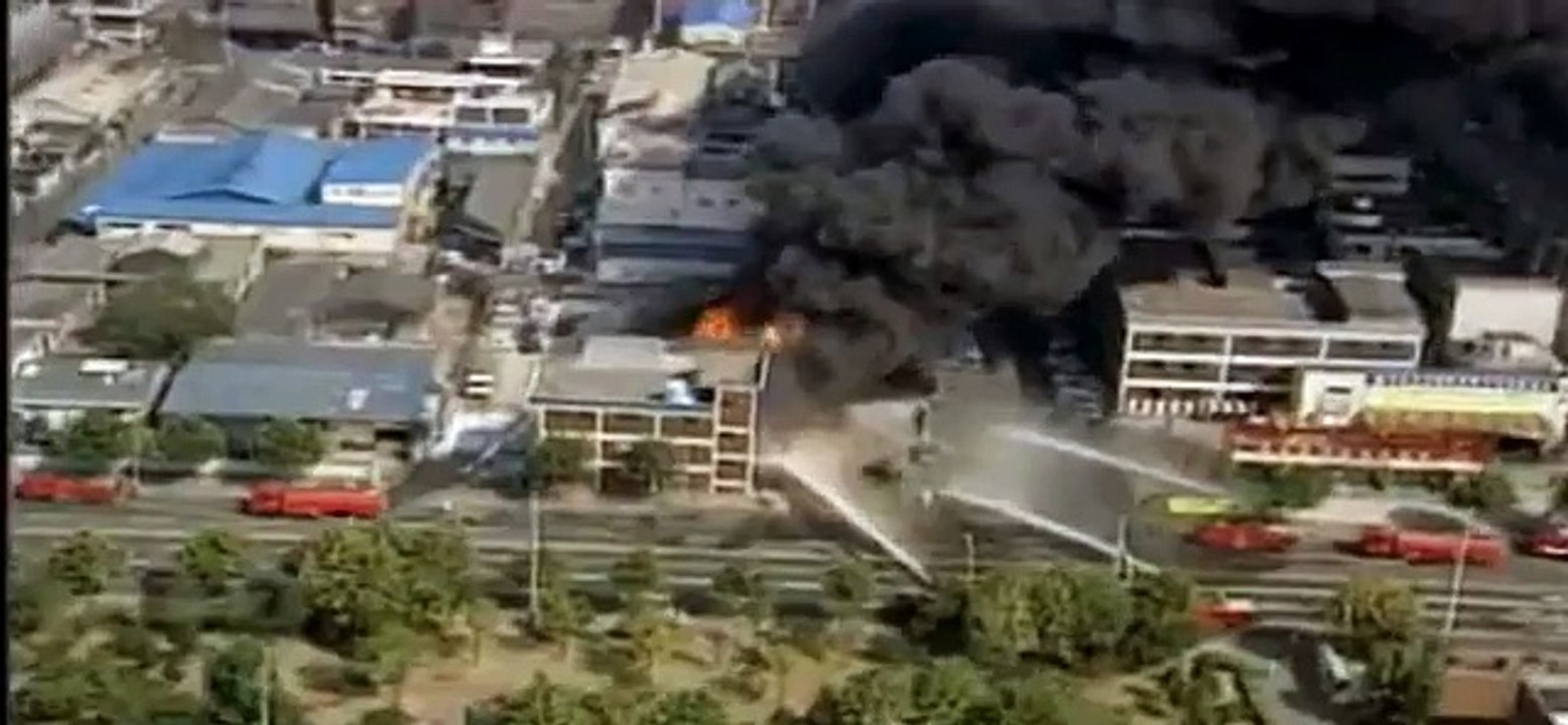 Destroyed In Seconds- Filling station Explosion