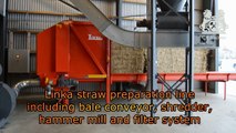 Straw Briquettes for Biogas - University of Aarhus Test Plant at Foulum, Denmark