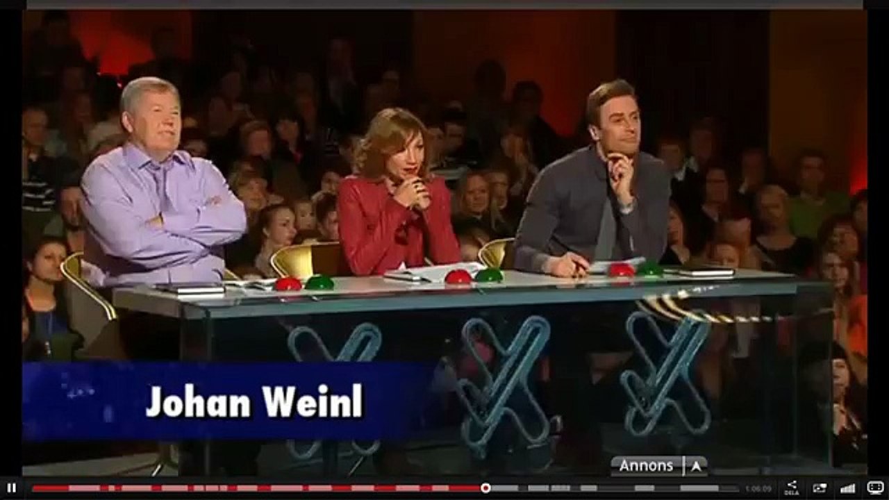Talang 2010 Sverige - Johan Weinl  trollar skickligt