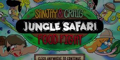 Sanjay and Craig Jungle Safari Food Fight Cartoon Animation Nick Nickelodeon Game Play Walkthrough [