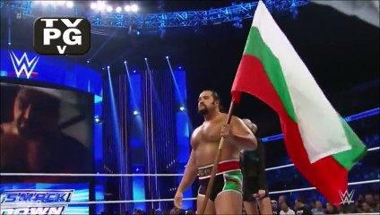 Rusev (w/ Summer Rae) vs. Jack Swagger