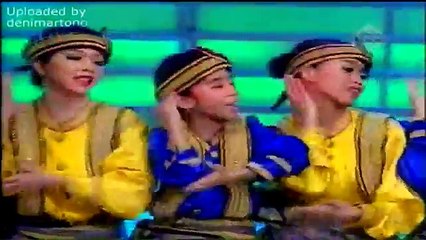 Fay Nabila "Tari Saman" on FINAL2 Indonesia Mencari Bakat 24 July 2010 [HD]