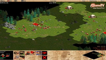 AOE Solo Assyrian G_Pep vs BiBi Ngày 6 1 2014 C1T2