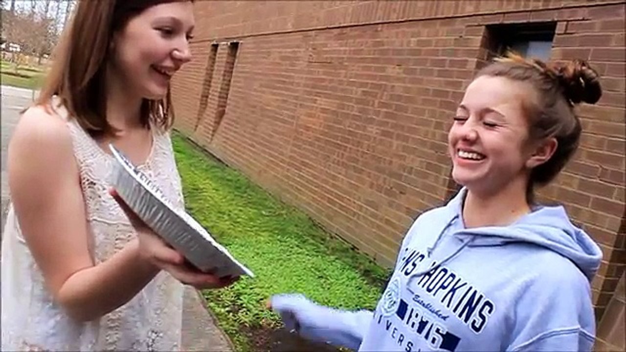 Pie in the FACE - Frank.W.Cox High School - Pie Day Commercial BEHIND THE SCENES #1