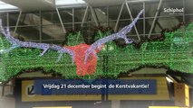 Schiphol en passagiers in kerstsfeer!