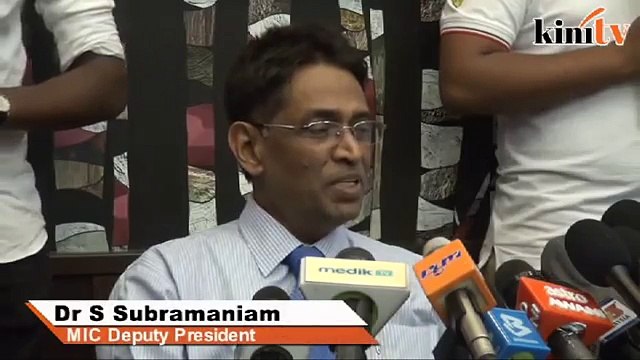 Subra to work with Palani to solve MIC's woes