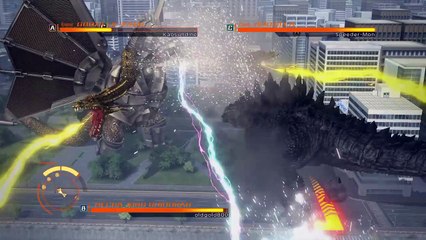 GODZILLA Ps4: Online battle Mecha King Ghidorah vs Godzilla 2014 vs Godzilla