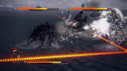 GODZILLA PS4: Godzilla(2014) vs Godzilla(1964)[my friend AMA2002] vs Hedorah