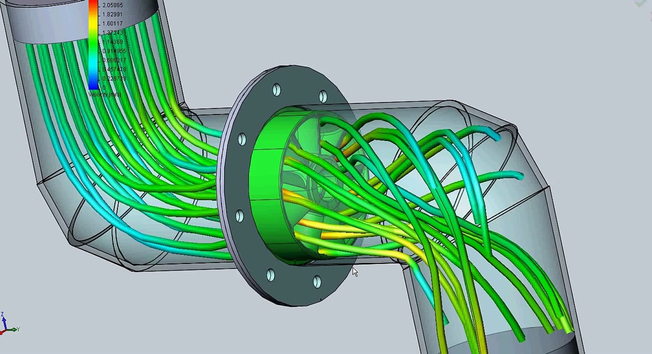 Kaplan Axial turbine flowXpress simulation