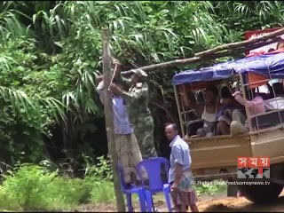 ১৩ দিন বিচ্ছ্ন্নি থাকার পর চালু বান্দরবান-রুমা-থানচি সড়ক