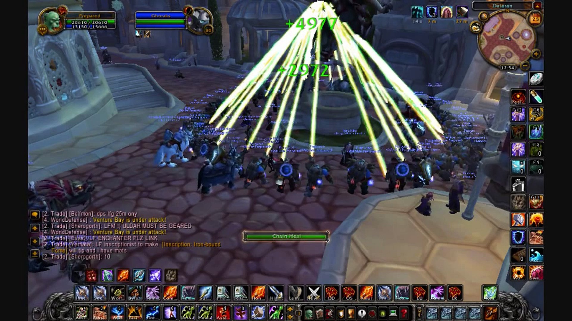 Most Famous Wow Player Prepared Multibox 40 In Dalaran Aegwynn - 