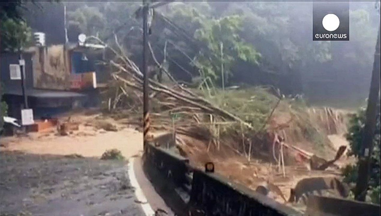 مقتلُ 4 أشخاص وإصابة العشرات بجروح في تايوان بسبب الإعصار سَاوْدلُورْ