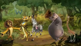 Madagascar Cartoon Finger Family Nursery Rhymes For Children | Cartoon Animation Rhymes