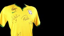 Pele Ronaldo Ronaldinho Rivaldo Carlos Brazil Legends Signed Jersey