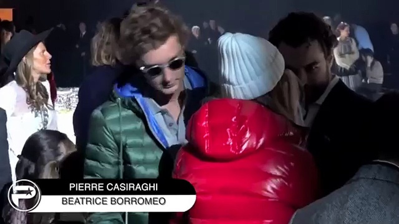 Fashion Week : Pierre Casiraghi et Beatrice Borromeo: Les futurs mariés chez Moncler !