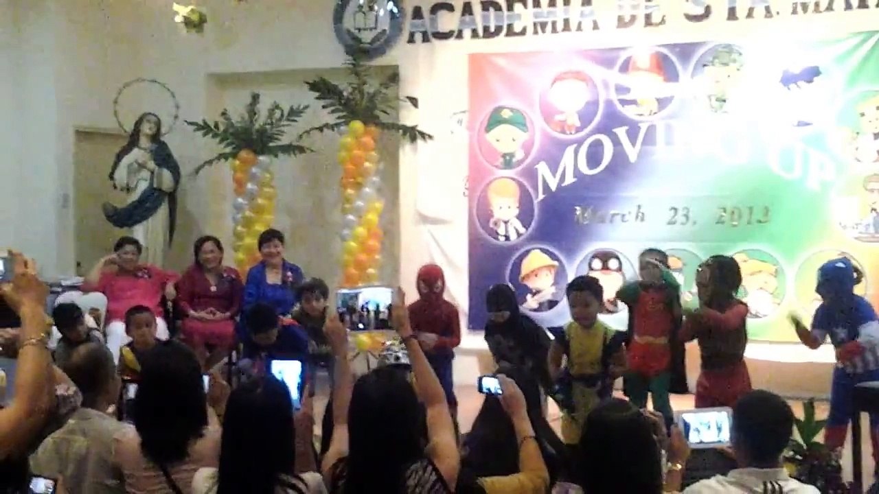 dance presentation cartoon heroes...
