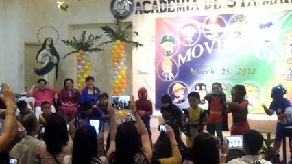 dance presentation cartoon heroes...