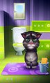 [My Talking Tom]Goes poo poo in the toilet