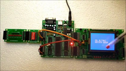 M-PIC ve TOUCHPANEL deney kartıyla LED KONTROLÜ