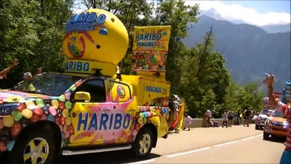 caravane publicitaire Tour  2015 Alpe d'Huez