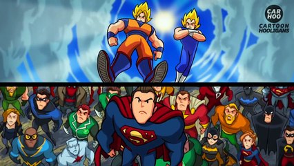 Dragon Ball Z vs DC Superheroes##   What If Battle - DBZ Parody ? ?