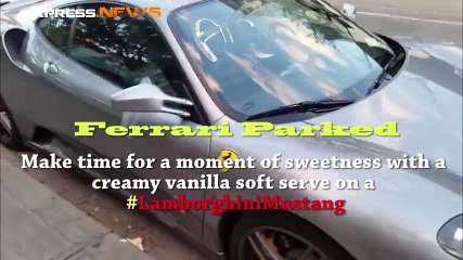 Une Ferrari F430 vandalisée par un homme jaloux