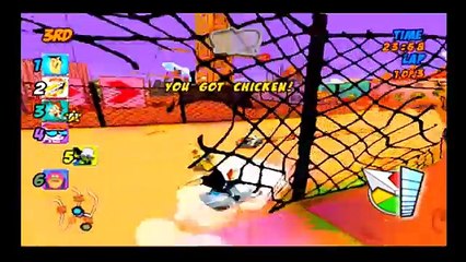 Cartoon Network Racing PS2 Carl And Johnny Bravo Gameplay