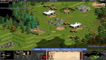 AOE Linda + T O M vs Mỹ Đình + VaneLove 23 12 2013 C3T5