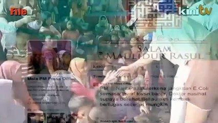 Najib contracts E-Coli after visit to flood-hit areas