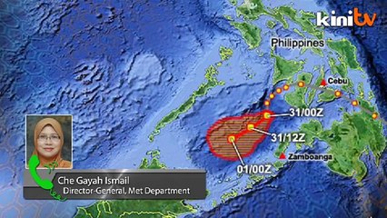 Met DG denies tropical storm Jangmi will hit Sabah