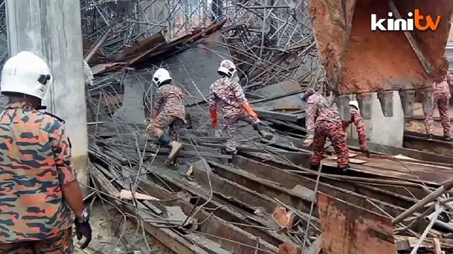 Three 'buried under concrete' in LRT site mishap