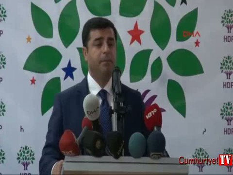 Selahattin Demirtaş: PKK derhal elini tetikten çekmeli