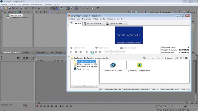 Tutorial Sony Vegas Pro 11.0 - Capturar Video Desde Cámara Web.