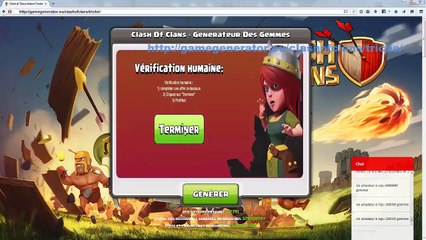 obtenir 99999 Clash of clans triche code Iphone Android Pc telecharger gemmes illimités