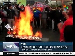 Download Video: Perú: trabajadores de la salud exigen derechos laborales