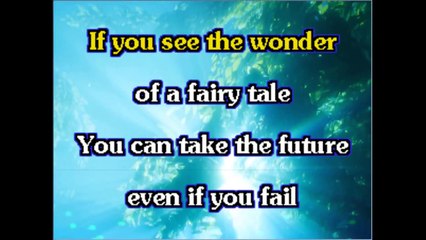 I have a dream karaoke with lyrics