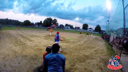 Batter Hits Home Run on Backward Swing - Surprise