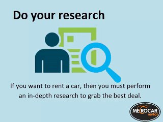 How to save money On car rentals