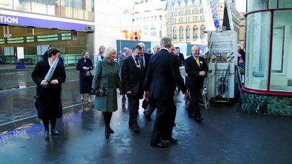 Royal visit to Farringdon station to celebrate London Underground's 150th anniversary