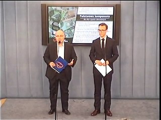 Poseł Robert Kropiwnicki - konferencja z 5 sierpnia 2015 r.