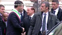 Consiglio dei Ministri a Reggio Calabria - L'arrivo di Berlusconi
