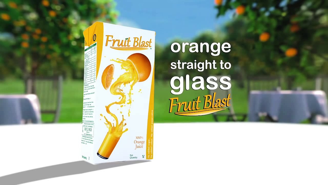 FRUIT BLAST - 100% Orange Juice  (TV Ad)