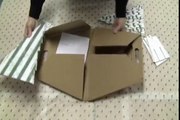 Collezione Reno - Come devo fare per montare il mio albero di Natale  in cartone riciclato ?