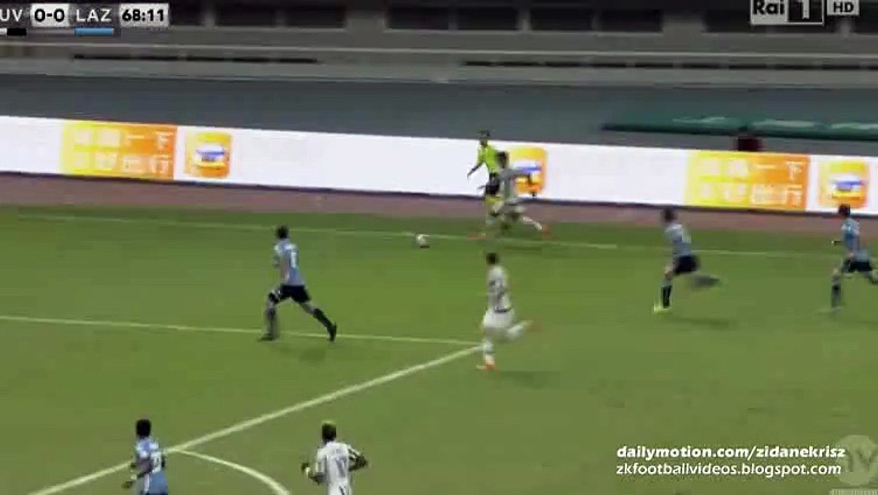 1-0 Mario Mandzukic Fantastic Goal - Juventus v. Lazio - Super Coppa Italia 08.08.2015