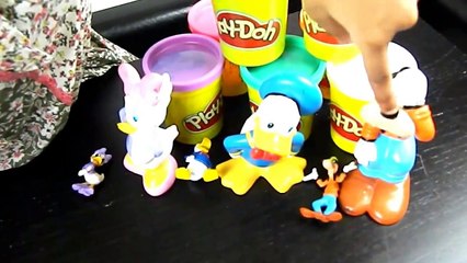 ClayBuddies Mickey Mouse Clubhouse with Minnie Mouse Play-Doh Surprise Eggs Huevos Sorpres