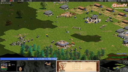 AOE Linda + T O M vs Mỹ Đình + VaneLove 23 12 2013 C1T3